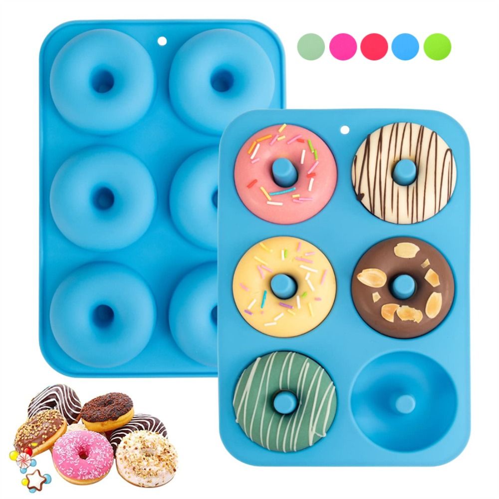 Donut Mold Silicone - Yeni Silikon Donut Kalıbı Yapışmaz Yüksek