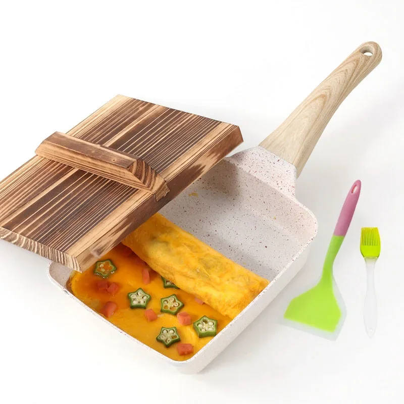 Egg Waffle Pan - Kızarmış yumurta tava yapışmaz japon omlet