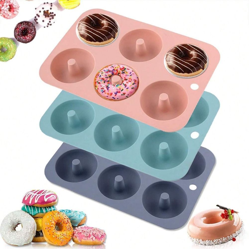 Donut Mold Silicone - Yeni Silikon Donut Kalıbı Yüksek Sıcaklığa