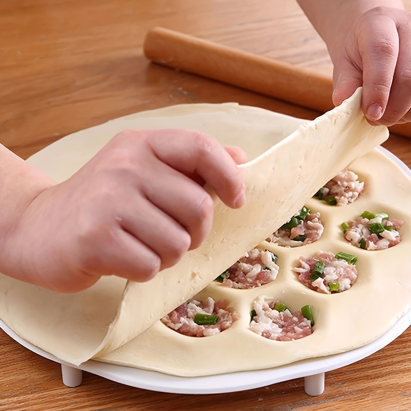 1 adet-basit çin köfte kalıp,  - Dumpling Press Set incelemesi ve fiyatı