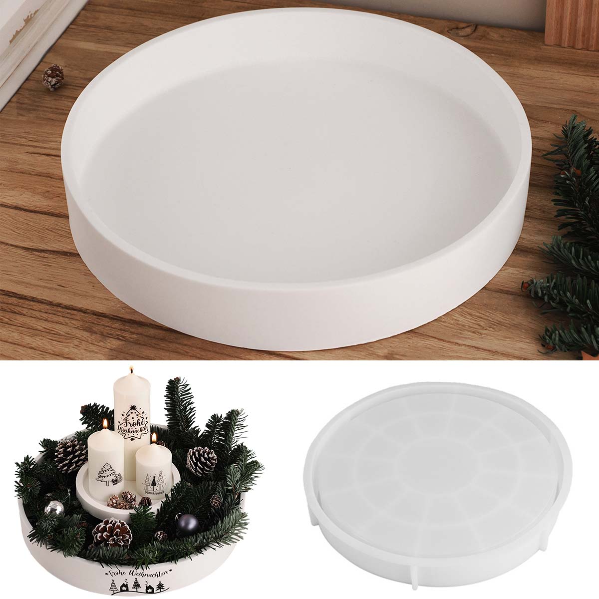 Beton Yuvarlak Mum Kasesi Sili - Potsticker Mold incelemesi ve fiyatı