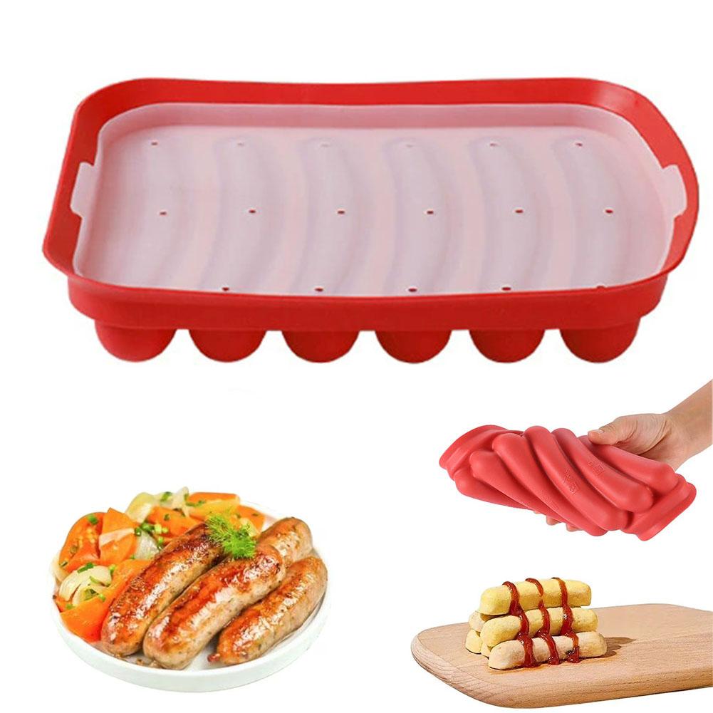 6 Bölmeli Silikon Sosis Kalıbı - Hot Dog Press incelemesi ve fiyatı