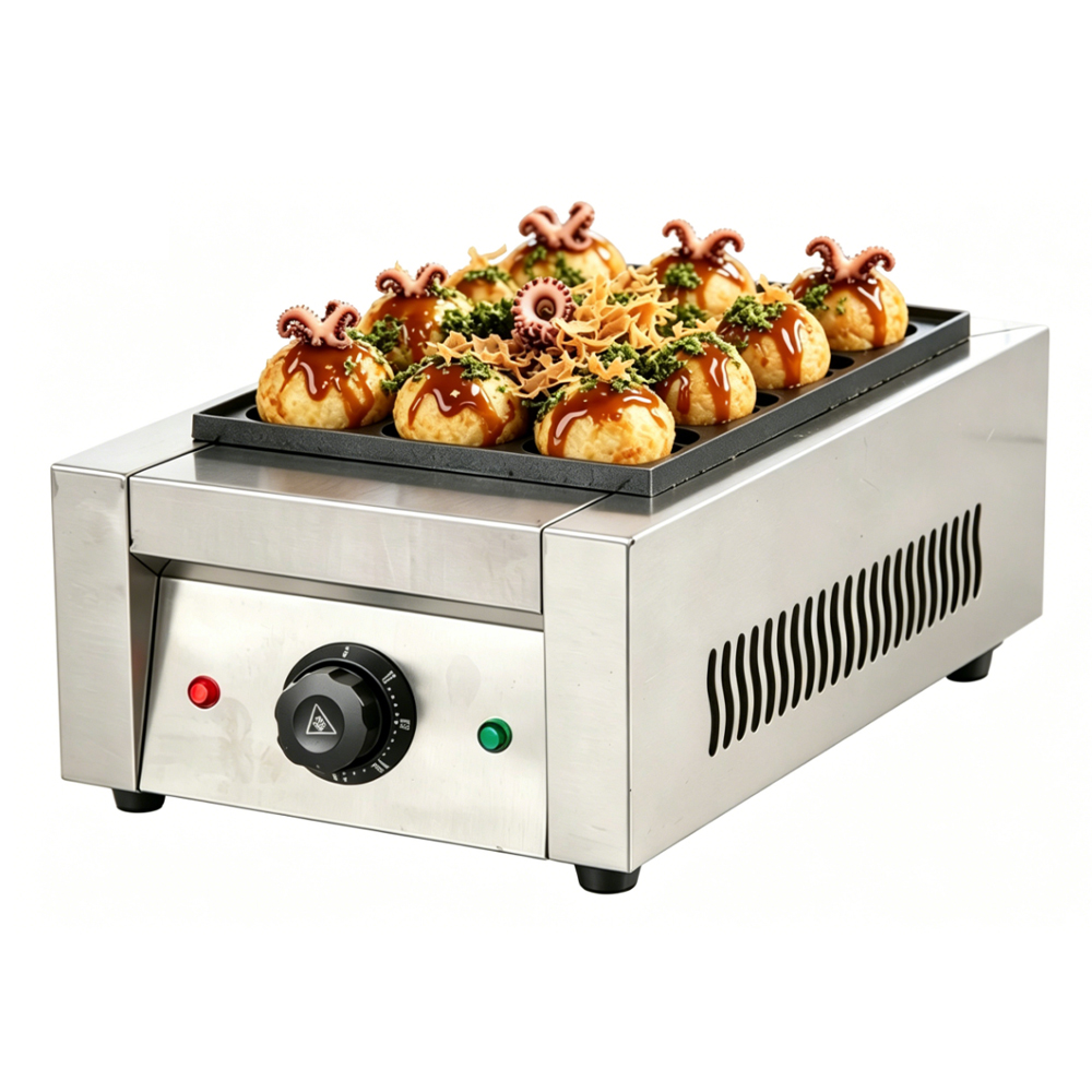 Ticari Elektrikli Takoyaki Mak - Takoyaki Grill Plate incelemesi ve fiyatı