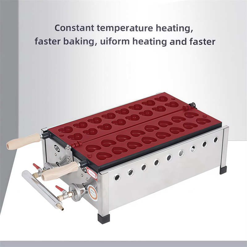Mini Gaz Kalp Şekli Waffle Mak - Mini Pancake Griddle incelemesi ve fiyatı
