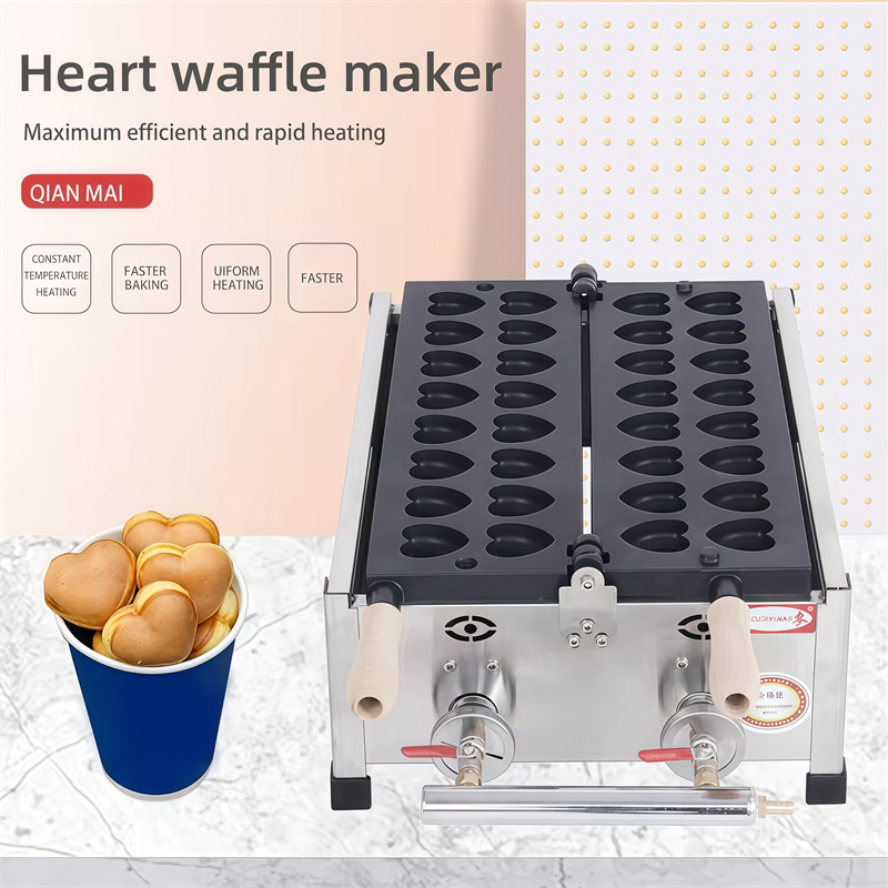 Mini Gaz Kalp Şekli Waffle Mak - Mini Pancake Griddle incelemesi ve fiyatı